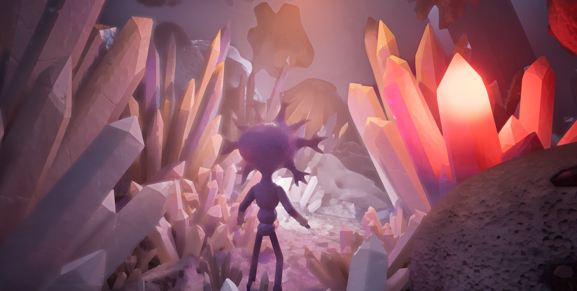 Crystalline microworld landscape